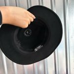 Durango Black Fedora Hat with Brown Band unisex  wool hat Photo 3