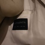 ALLSAINTS  WYATT CLASSIC BEIGE COTTON TRENCH COAT SIZE 2 Photo 6