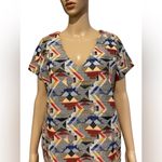 FRNCH  Tribal Print Shift Dress M/L Photo 2