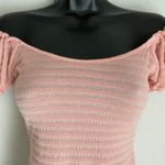 Derek Heart sz S off shoulder ribbed bodysuit top Photo 1