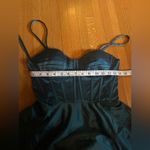 B Darlin B.Darlin Juniors' Pleated-Bodice High-Slit Hunter Green
Evening Gown, 1/2, NWOT Photo 9