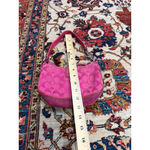 Coach Vintage Y2K  Signature Hot Pink Suede Canvas Demi Shoulder Bag Photo 2
