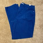 Coldwater Creek  Stretch Corduroys 67002 Blue 5 Pocket Pants Size 16 Photo 5