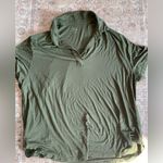 Cozy Earth Bamboo Lounge Short Sleeve Top Blouse Women’s Size XL Green Photo 0