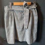 Banana Republic  Gray Pencil Skirt with Tie Front Photo 0