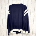 Russell Athletic Vtg Jacket Women Size Large Long Sleeve Collared Full Zip Navy Photo 2