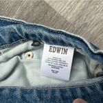 Edwin Marli Wide Leg Ankle Length Women's Jeans Size 32 Medium Wash NWT Blue Photo 7