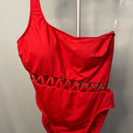 Kenneth Cole Kenneth‎ Cole one piece red Swimsuit! 👙⚡️ size XL Photo 0