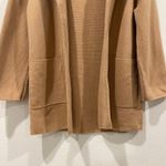 Quince  Camel Organic Cotton Knit Blazer (M) Photo 3