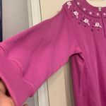 Blair  Vintage Purple/Plum 1/4 Zip Double Floral Collar 2x Sweatshirt.    2226 Photo 1