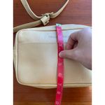 Portland Leather Goods Cream Crossbody Bag Small Zip Top Adjustable Strap Photo 2