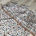 Koch  Insect Floral Ruffle Sleeve Blouse Photo 7