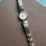 Seiko Ladies Wristwatch Two Tone Gold Tone Bracelet Style Vintage Photo 1