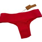 SKIMS  Knit Swim Cheeky Bottom Magenta Hot Pink Swimsuit Size XXS Photo 0