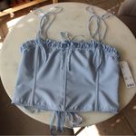 Urban Outfitters NWT Out from Under  Dusty Blue Corset Large Photo 7