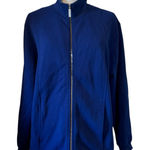 Vintage Norsport Royal Blue Full Zip Jacket Pockets Medium M Photo 0