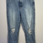 Revice Denim Revice Women Blue Jeans Star Back‎ Size 28 USA Made Hi Rise Distressed Photo 0