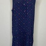 Gap  Blue Diamond Print Sleeveless Shirt Dress Sz Small Photo 0
