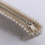 Vintage Miranda Made in Japan Pearl Beaded Clutch Evening Bag Mid Century 1950s White Photo 4