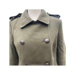 Banana Republic  Womens Coat Sz‎ S Army Green Military Style Jacket Photo 3