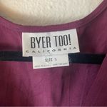 Byer California Byer Too! Vintage Purple Lace Up Back Pearl Button Dress Size 5 Photo 5