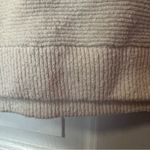 Free People  Ottoman Slouchy Tunic Sweater Size XS Mock Neck Ribbed Stretch White Photo 5