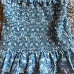Olivaceous Blue Floral Top Photo 1