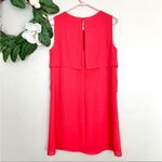 BCBGMAXAZRIA Draped Sleeveless Red Mini Dress S Photo 6