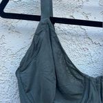 Donna Karan 32DD dark Olive green silky underwire wrap bra Photo 3