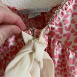 Victoria's Secret  Pink Animal Print / Pattern Tie Front Slip / Sleep shirt Small Photo 6