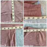 Madewell pink blush sheer long sleeve tunic pullover long sleeve top s Photo 6