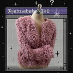 Candie's Blush Pink Fuzzy Jacket Photo 1