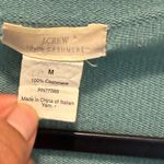 J.Crew  Light Blue 100% Cashmere Zip Cardigan. Size Medium. Photo 2