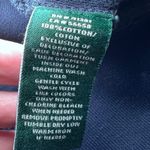 Lauren Ralph Lauren Zipper Shoulder Shirt Womens Medium Navy Blue Casual Photo 4