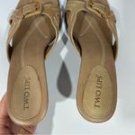 Two Lips Vintage Tan Leather Kassandra Buckle Heels Sandals 8 Photo 8