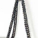 Marc New York  Classic Gold Braided Shoulder Straps Magnetic Closure Tote Bag Photo 5