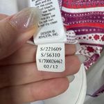 Athleta  Top Women's S Pink Red White Long Sleeve Hoodie Pullover Spring Active Photo 8