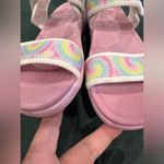 TRAQ Alegria Sparq Backstrap Sport Sandals Tie Dye Pink Pastel Size 8 Used Photo 1