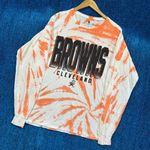 NFL  AFC Cleveland Browns Long Sleeve Tie DyeT-Shirt Size Medium Photo 2