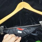 Vintage Y2K Velvet Sheer Hem Skirt Black Size L Photo 2