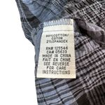 Habitat Blue Plaid Cotton Blend Textured Tunic Top Size Small Photo 2