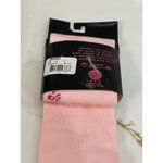 Mudd Vintage Knee-Hi Socks Women One Size Pink Beaded Coquette Y2K Stretch New Photo 2