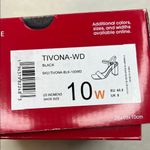 Journee Collection  Women’s Tivona Square Toe Block Heels Shoe-Size 10 Wide Width Photo 6