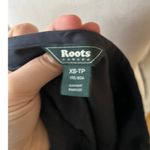 Roots  Canada Grey White Paisley 3/4 Sleeve Tassel Long Line Tunic Photo 5