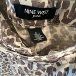 Nine West Brown Leopard Print Jeans Photo 1