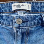 Abercrombie & Fitch Abercrombie Fitch TheSkinny HighRise Jeans Distressed Hem Curve Love Blue 29 EUC Photo 3