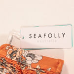 Seafolly NWT  X Revolve Splendour Shirred Bandeau Bikini Top in Honey Photo 4