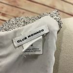 Club Monaco  Knit Black & Beige V Neck Lined Fit & Flare Dress, Size 4 Photo 4