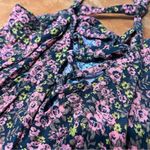 Free People  Jenna's Bustier Babydoll Tank floral button front medium pink Photo 7