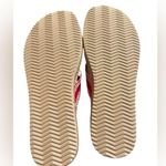 Easy Street  Women's Starling Flat woven Sandal flip flop red white Size 6.5 NIB Photo 3